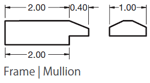 3 Pass - A107 mullion profile
